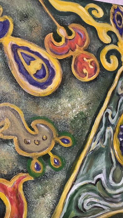 Картина в Казахском стиле