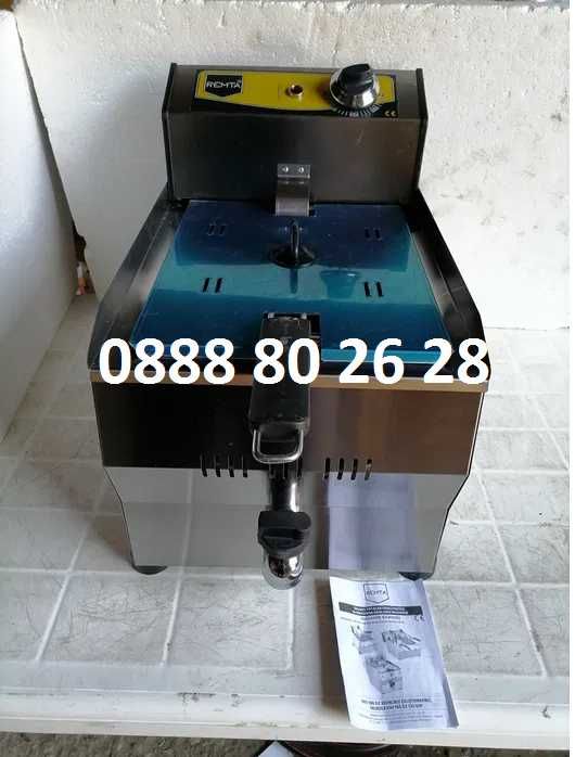 Фритюрник  Електрически  8л.3,2кw фритюрник дюнер скара котлон