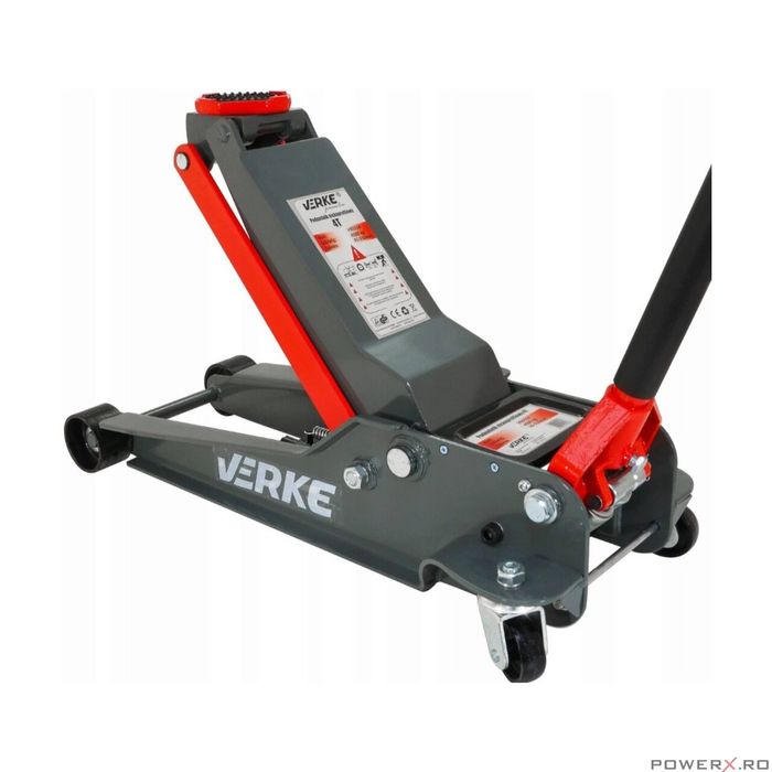 Cric hidraulic tip crocodil cu roti, capacitate 4 tone, Verke
