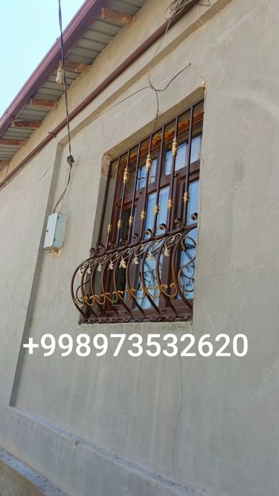 Даруаза есик айнага решетки ограждение уйдин алдына навес перила