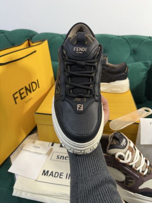 Adidasi Fendi piele naturala 100% Full Box colectie noua