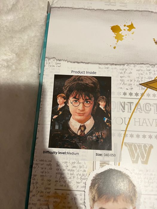 Картина по номера Harry Potter в комплект със закачалки