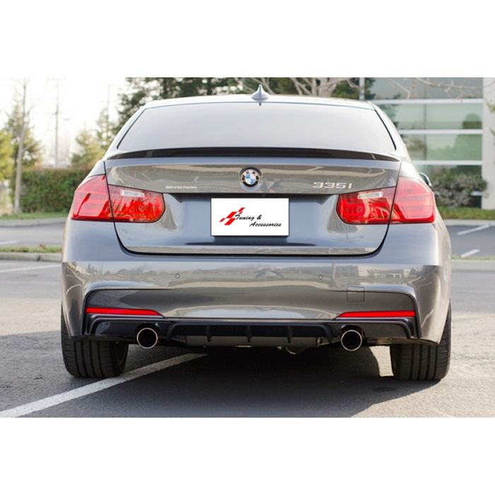 бмв ф30 ф31 дифузьор / добавка за задна броня за bmw f30 f31