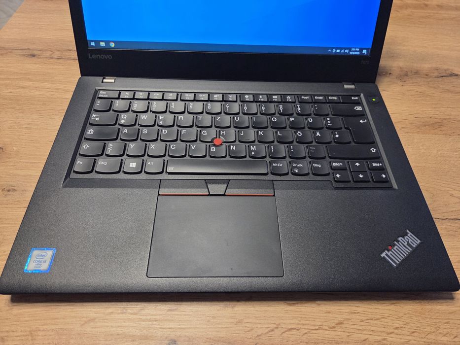 Lenovo T470 (i5, 12Gb RAM, SSD 256 Gb)