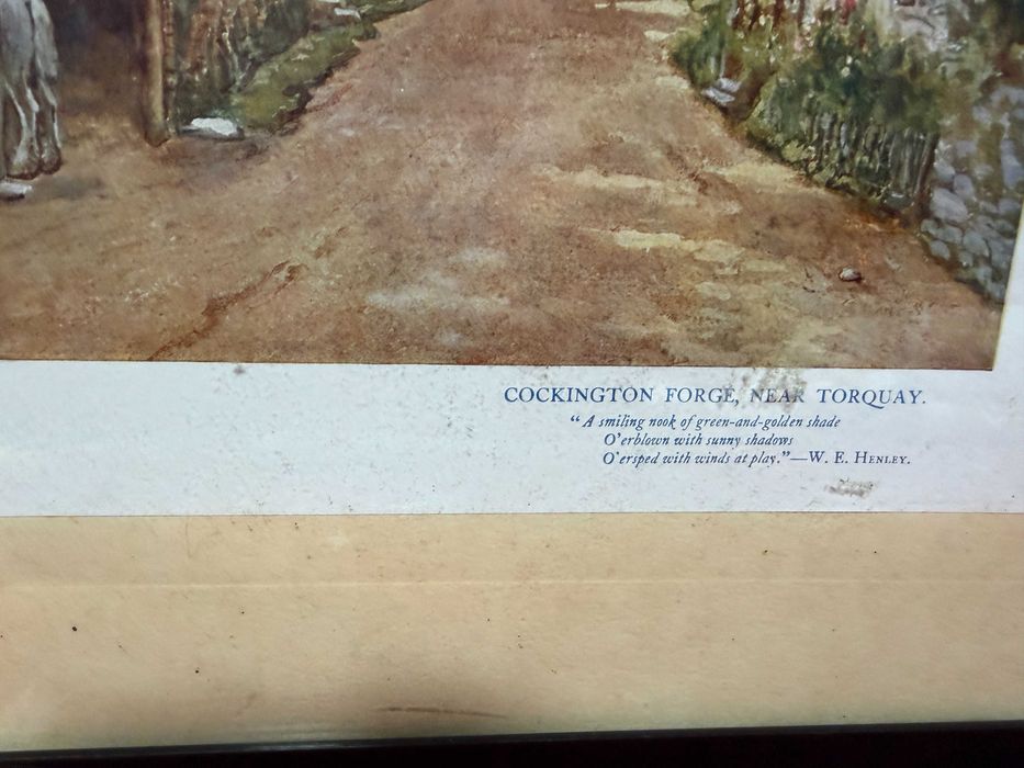 tablou vechi deosebit tablou vechi anglia dim43x33 cm tablou cu sticla