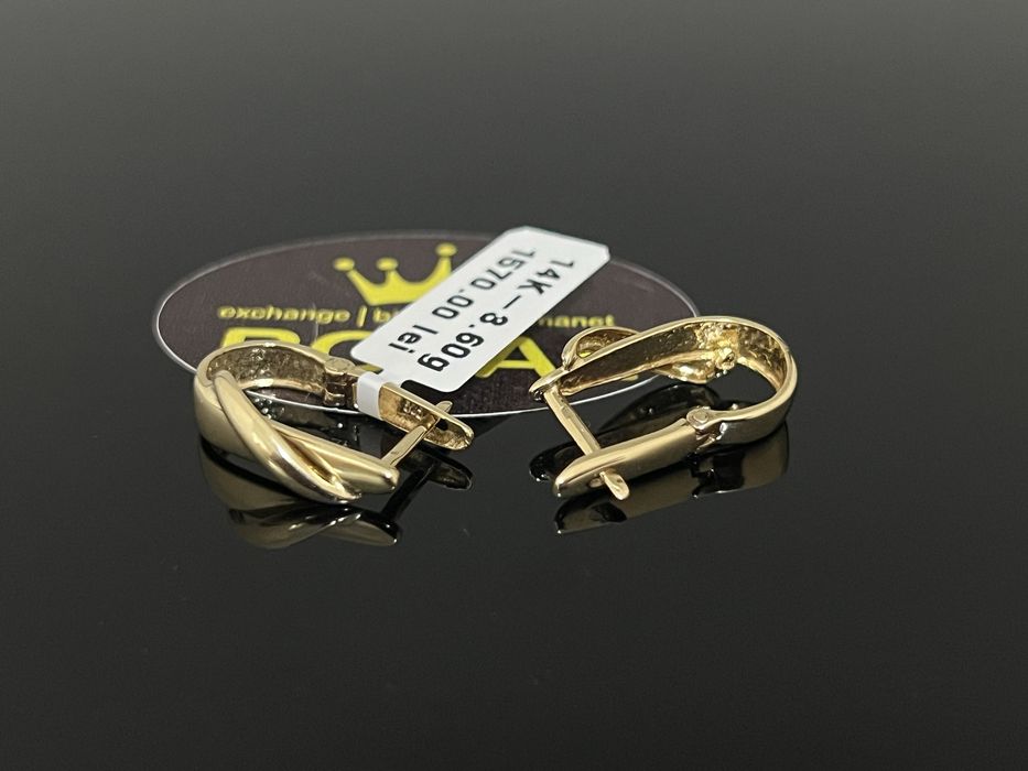 Bijuteria Royal CB: Cercei dama aur 14k 3,60gr