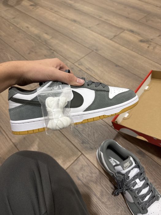 Оригинальные Nike Dunk Low (серый цвет)