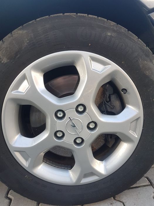 Jante roti vară 5x110 opel cu anvelope Pirelli continental 205 60 r16