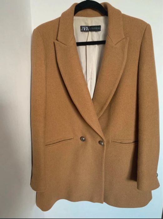 Zara palton fin lana marimea M