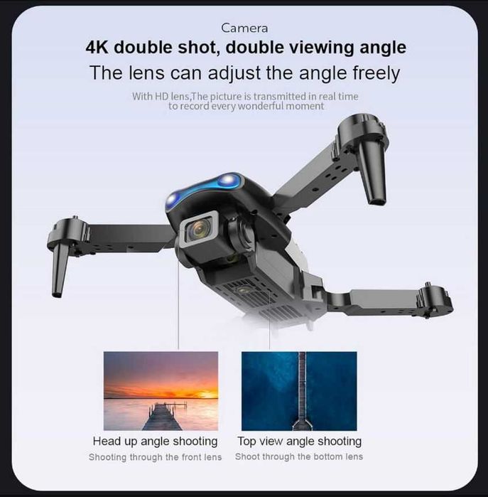 Сгъваем мини дрон Е99 с 4К камера и калъф – Mini drone E99