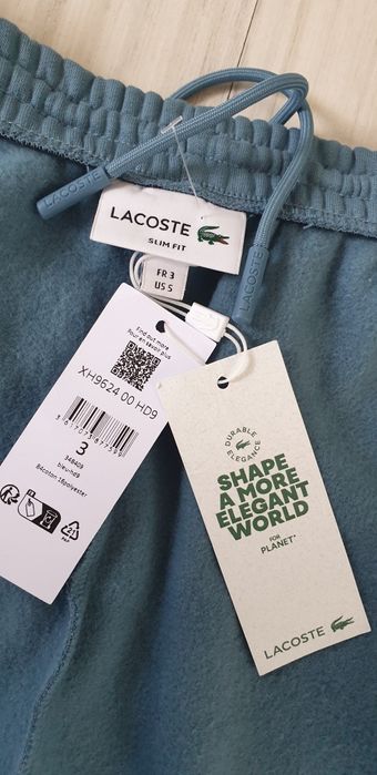 Lacoste Slim Fit Pants Mens Size 3 - S НОВО! ОРИГИНАЛ! Мъжко Долнище!