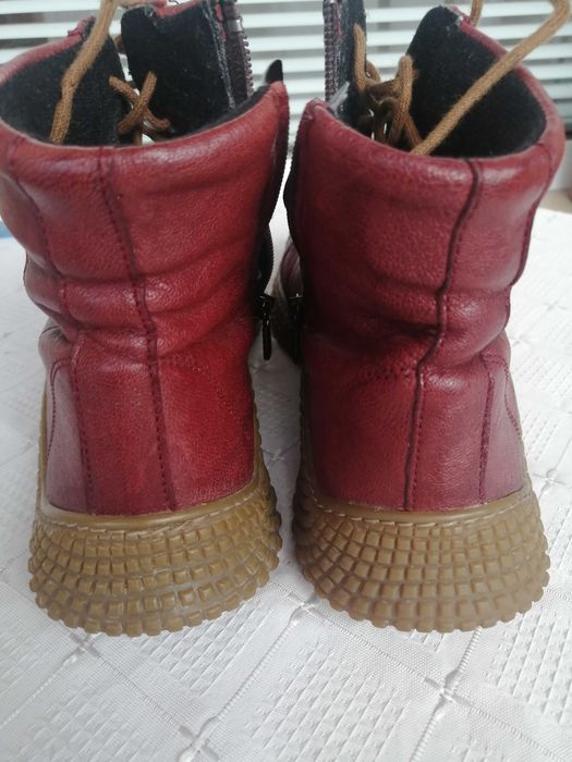 Женски боти от естествена кожа