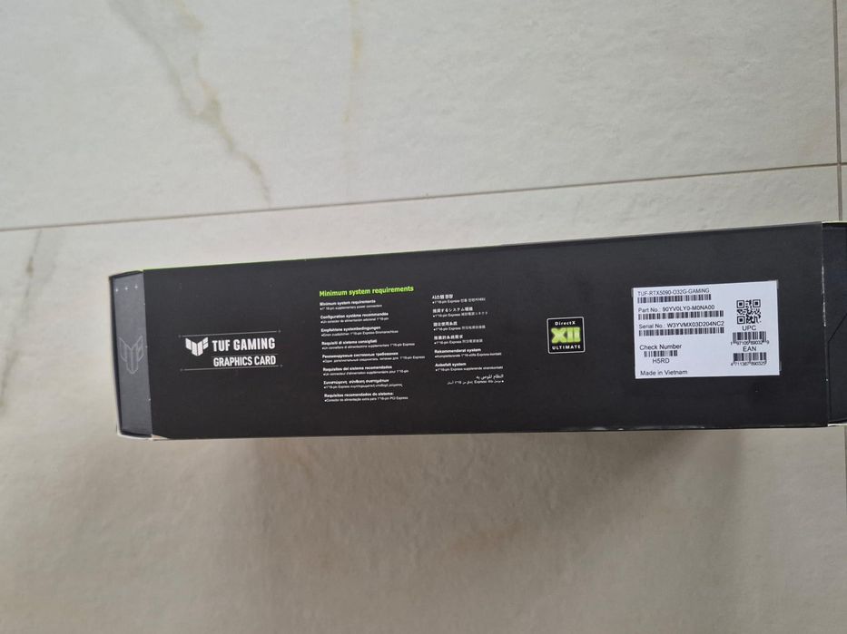 ASUS TUF Gaming GeForce RTX 5090 OC Edition 32GB GDDR7.