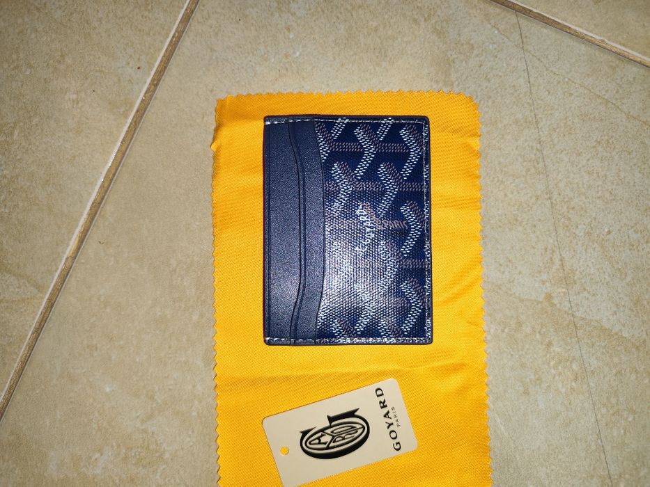 Cardholder Goyard Saint Sulpice NOU cu Etichetă  Navy Blue / Albastru