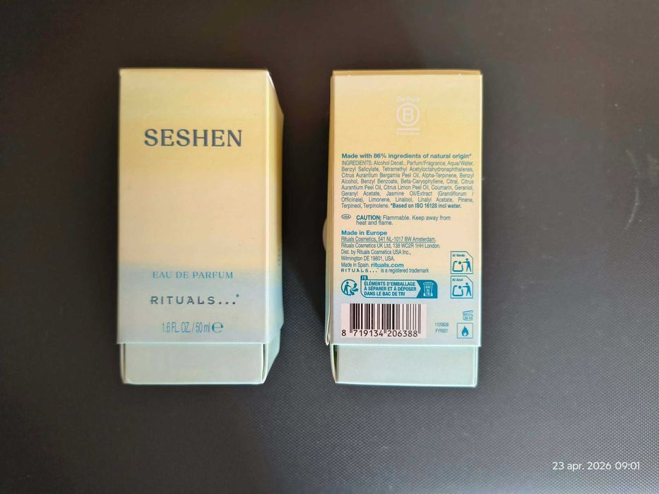 Parfumul Rituals SESHEN, Ediție Limitată, 50ml, (Super Ofertă).