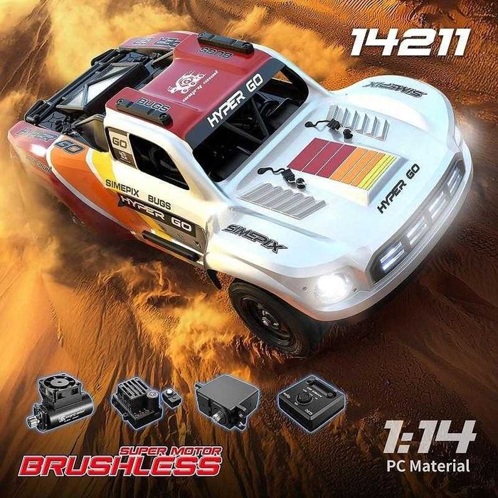 RC Количка MJX Hyper Go 14211 1/14 80KM/H Brushless RC Car 4WD - Нова