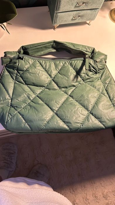 Чанта дамска зелена