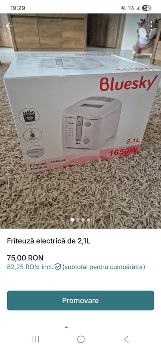 Friteuza cu ulei