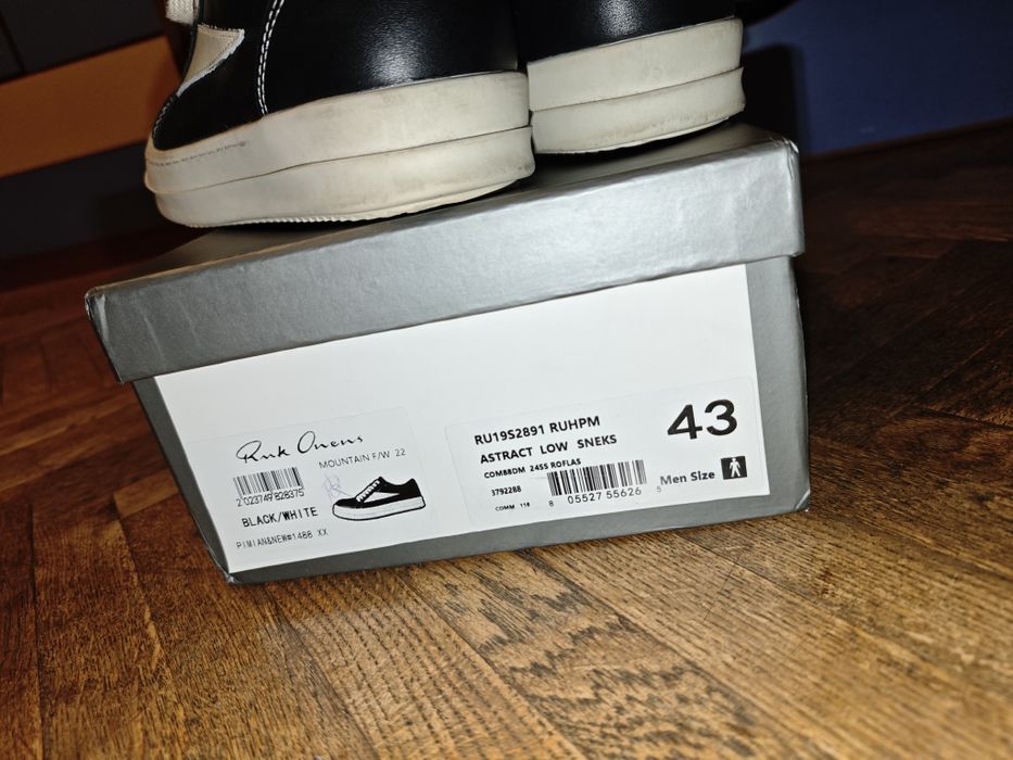 Rick Owens Vans 43