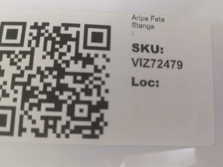 Aripa Fata Stanga   MG ZS 2024 2025 2026 Originala In Stare Buna