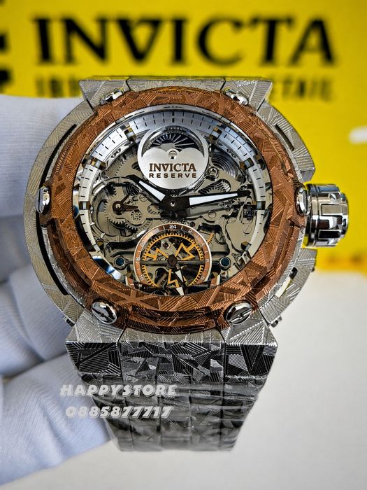 INVICTA Stealth Skeleton automatic 50 mm, Инвикта нов мъжки часовник