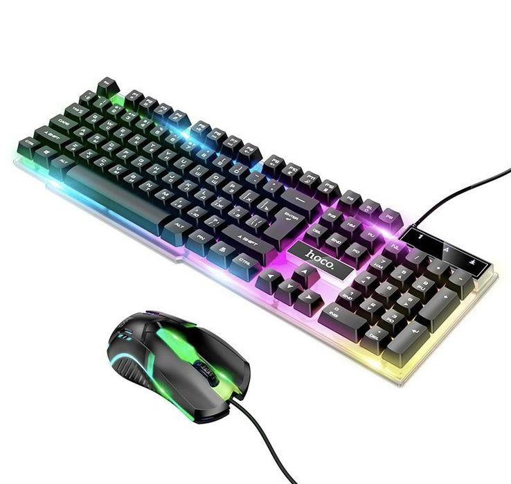 Игровая клавиатура Клавиатура с подсветкой+мышка 2в1