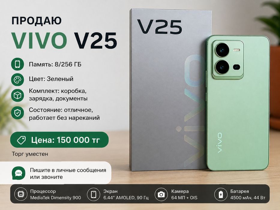 Продам телефон Vivo V25