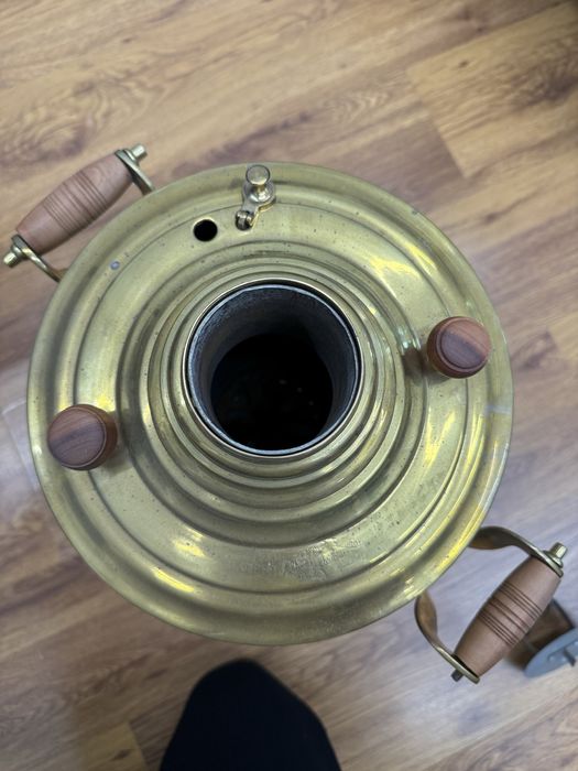 Самовар Тула Баташев латунный