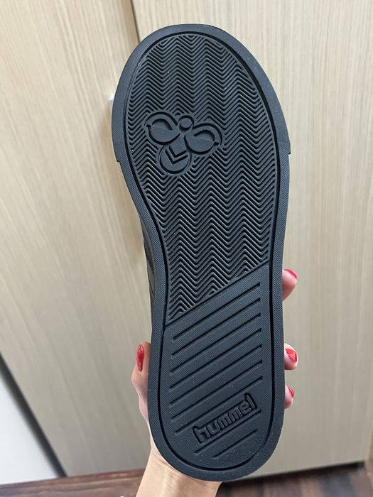 Hummel, adidasi (teniși), negri, piele & material textil
