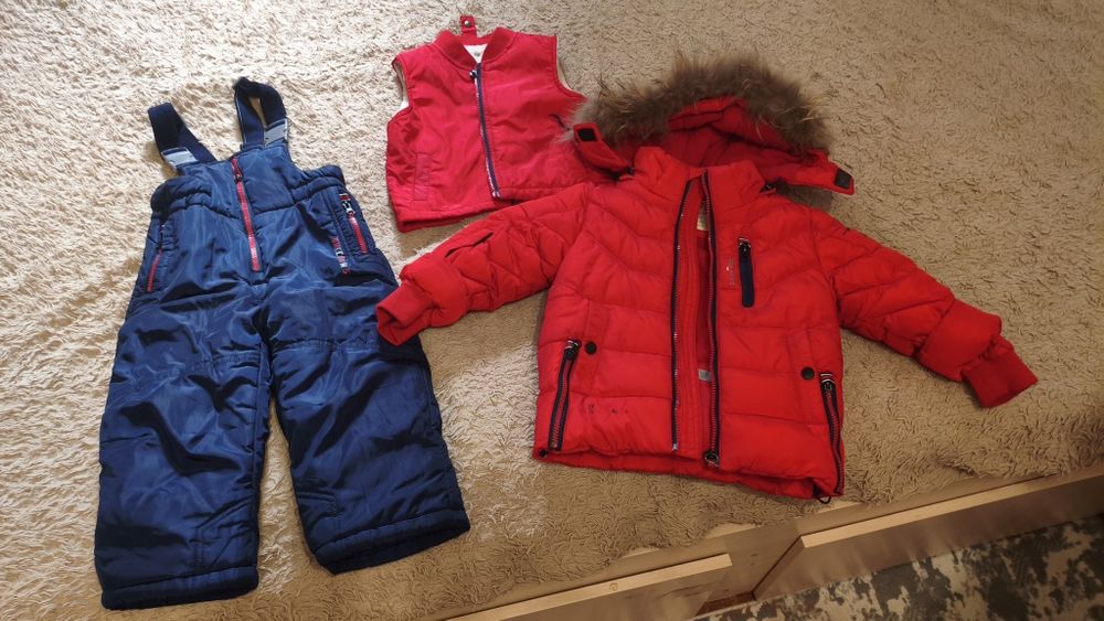 Зимняя одежда для мальчика тройка