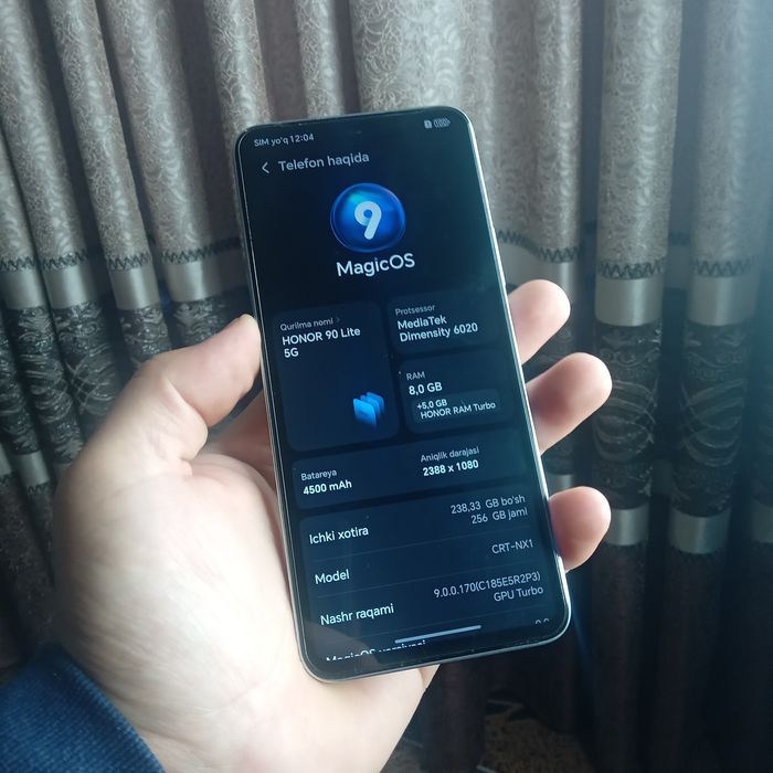 Telefon sotiladi Honor 90 lite 5G