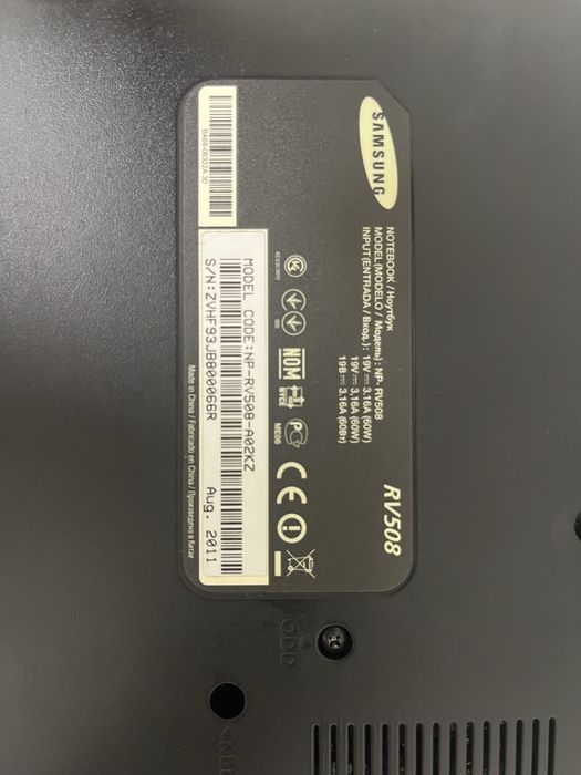 Продам ноутбук RV508