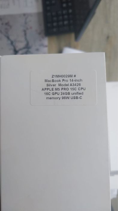 Macbook pro 14 и 16inch 24/1tb M5 pro чип