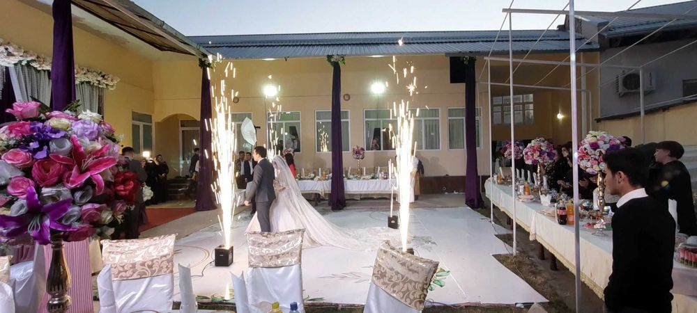 Оформление мероприятий фейерверками Холодные фонтаны, бенгальские огни