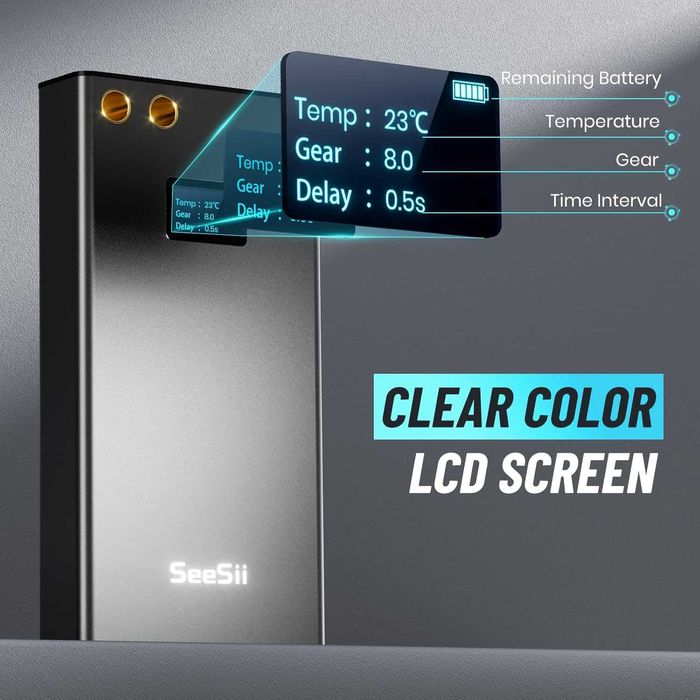 Преносим апарат за точково заваряване на батерии с LCD екран 7500mah..