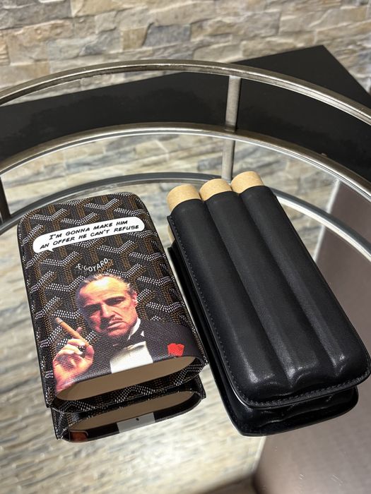 Кожен Калъф за Пури Goyard Godfather