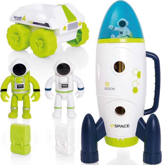 Комплект космическа ракета Science Kidz - Космически играчки за деца на възраст 3, 4, 5 години