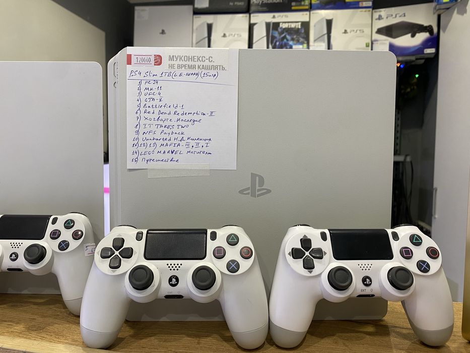 Playstation 4 Slim 500GB 1TB +много игр