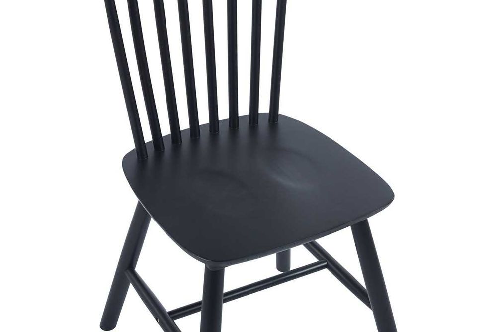 Трапезен стол Puzzle-home Melia, Каучуково дърво, Два цвята,45x51x87cm