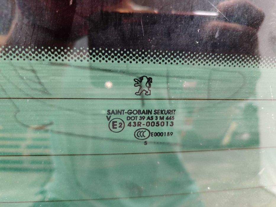 Geam lunetă hayon Peugeot 308 CC DOT39AS3M445 43R005013 2009 / [2009-2015] / (2E)