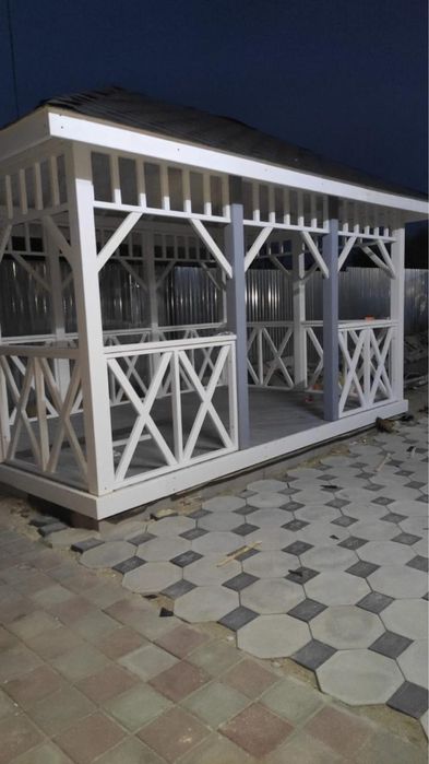 Беседка пергола терраса качели