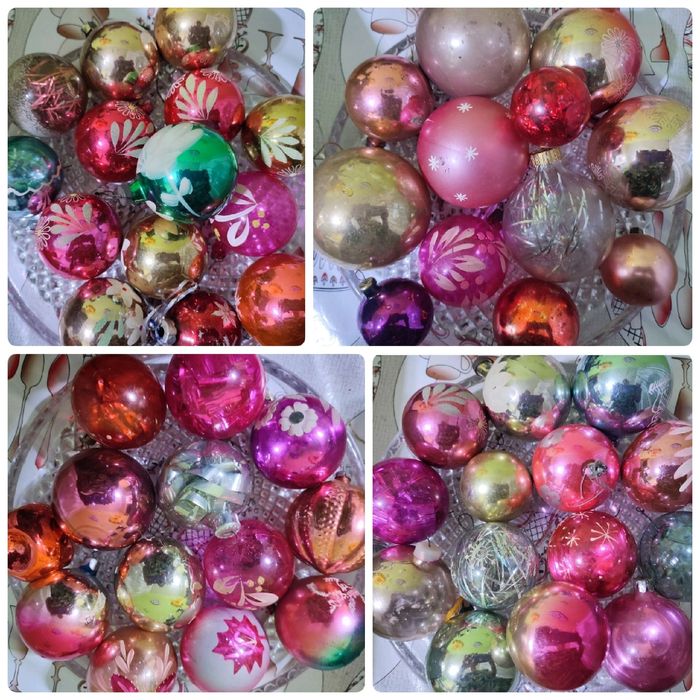 Шары на ёлку разнообразные