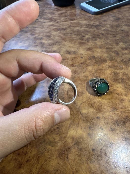 серебряное кольцо