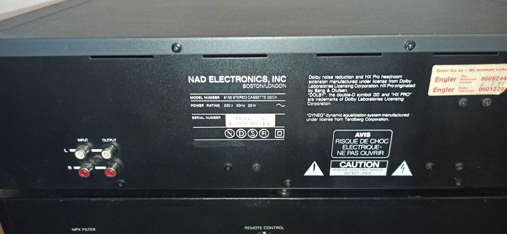 NAD 6100 monitor
