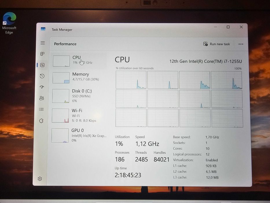 Lenovo Thinkpad E14 gen 4 (2022), 16GB DDR4 RAM, 512GB SSD, Intel Core i7-1255U