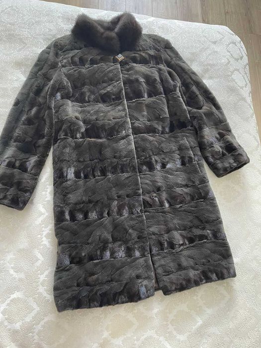 шуба, стриженная норка