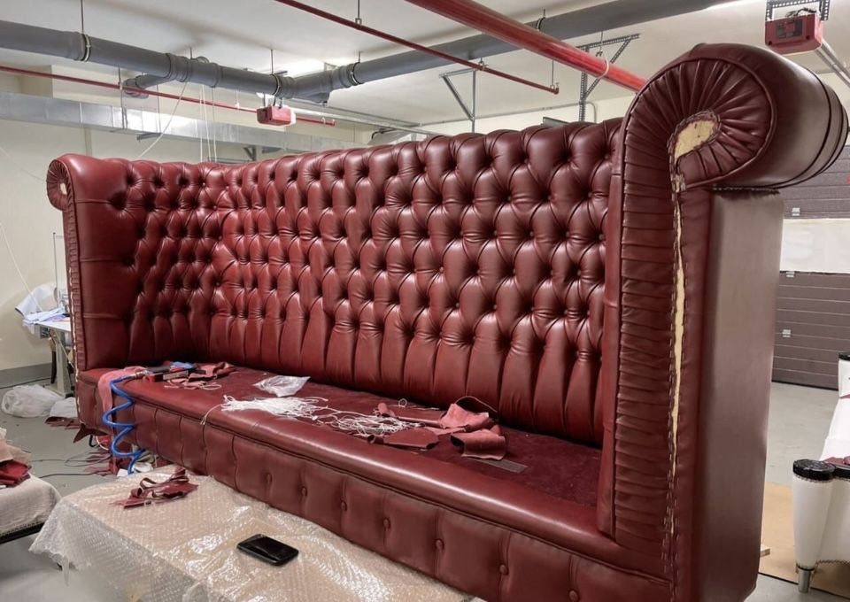 Перетяжка и ремонт диванов Алматы