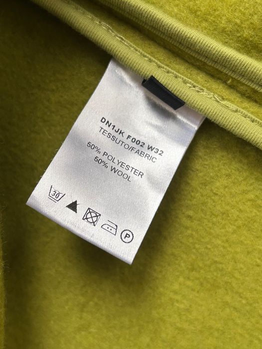 David NAMAN зелена връхна топла вълнена риза