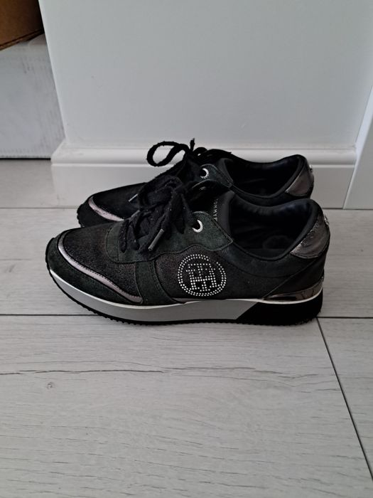 Adidasi piele tommy hilfiger piele marimea 38 24.5 cm