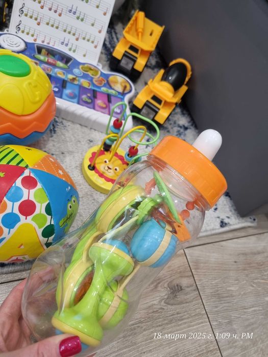 Бебешки играчки сортер, музикално килимче